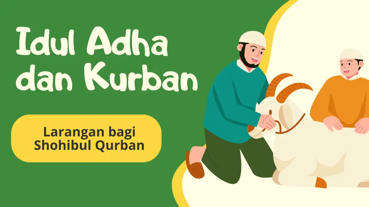ILUSTRASI: Larangan bagi shohibul qurban.