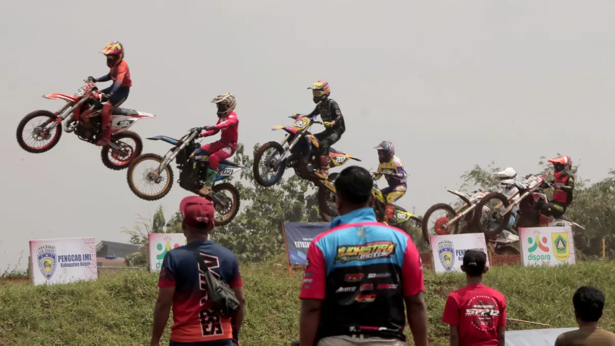 Ilustrasi: Sirkuit Motocross Pakansari Bogor saat menggelar kejuaraan grasstrack, belum lama ini. (Hendi Novian/Radar Bogor)