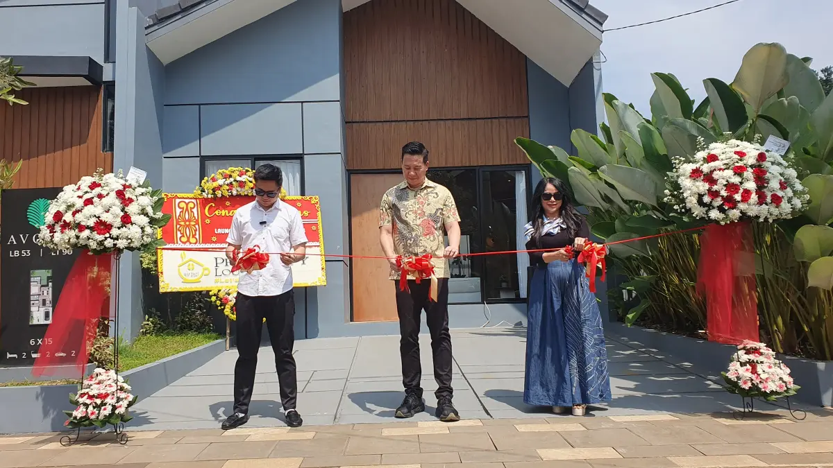 Peluncuran produk terbaru AVORIA Estate rumah tipe 53 satu lantai.