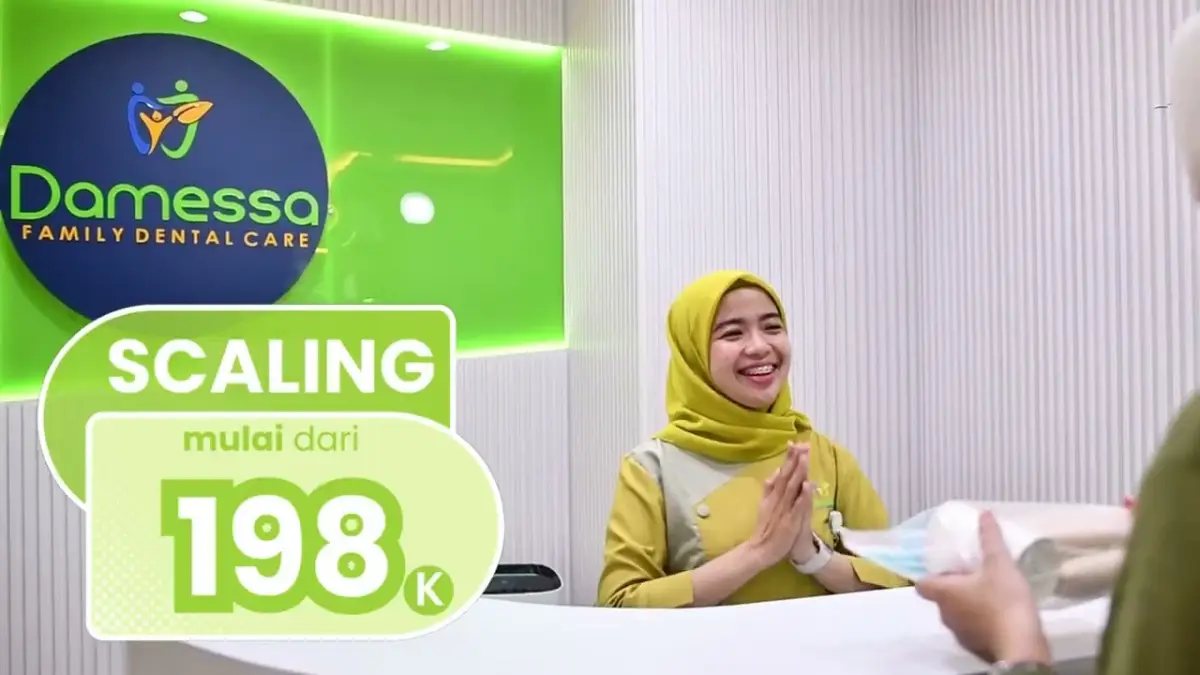 Perawatan gigi yang bagus dan terjangkau di Damessa. Foto: Damessa