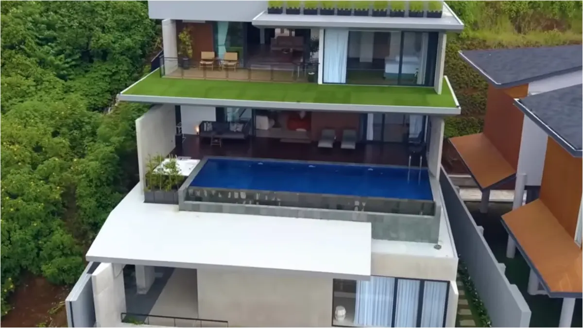 Villa Forma di Bandung. (Foto: YouTube Bobo Cantik)