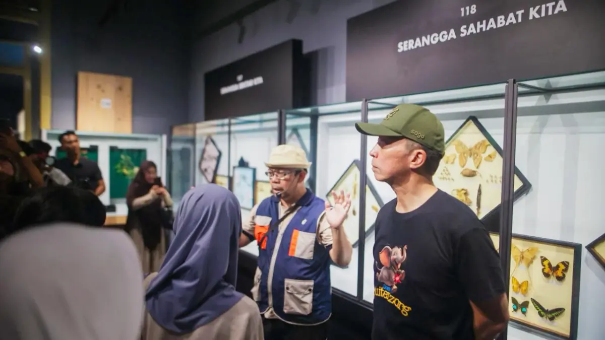 Wali Kota Bogor Dedie A Rachim saat berkunjung ke Museum Zoologi  Bogor.(Dok. Humas Pemkot Bogor)
