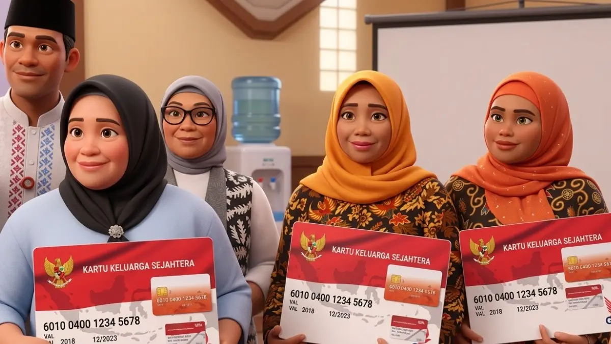 Ilustrasi. Penyaluran Bansos PKH dan BPNT. Foto: Youtube Kemensos RI diperbaharui oleh AI