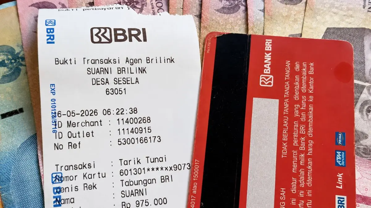 Ilustrasi struk pencairan bansos PKH tahap 2. (Foto: YouTube Arfan Saputra Channel)