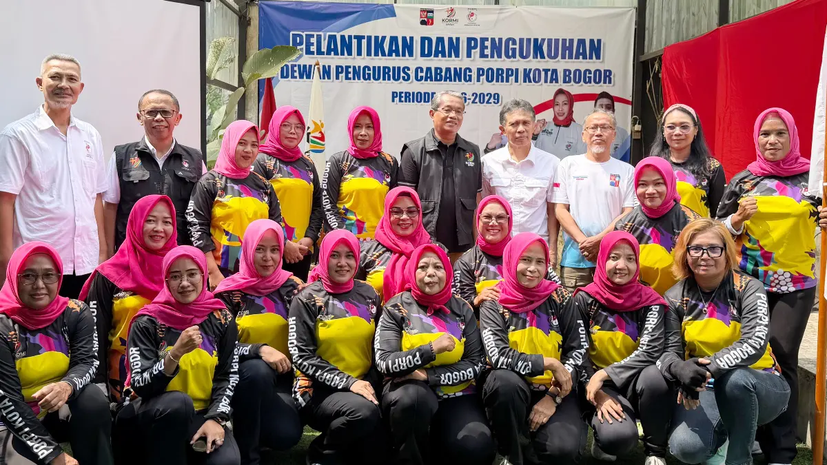 Laniasari kembali terpilih sebagai Ketua DPC Persatuan Olahraga Pernapasan Indonesia (PORPI) Kota Bogor. (Dok Laniasari)