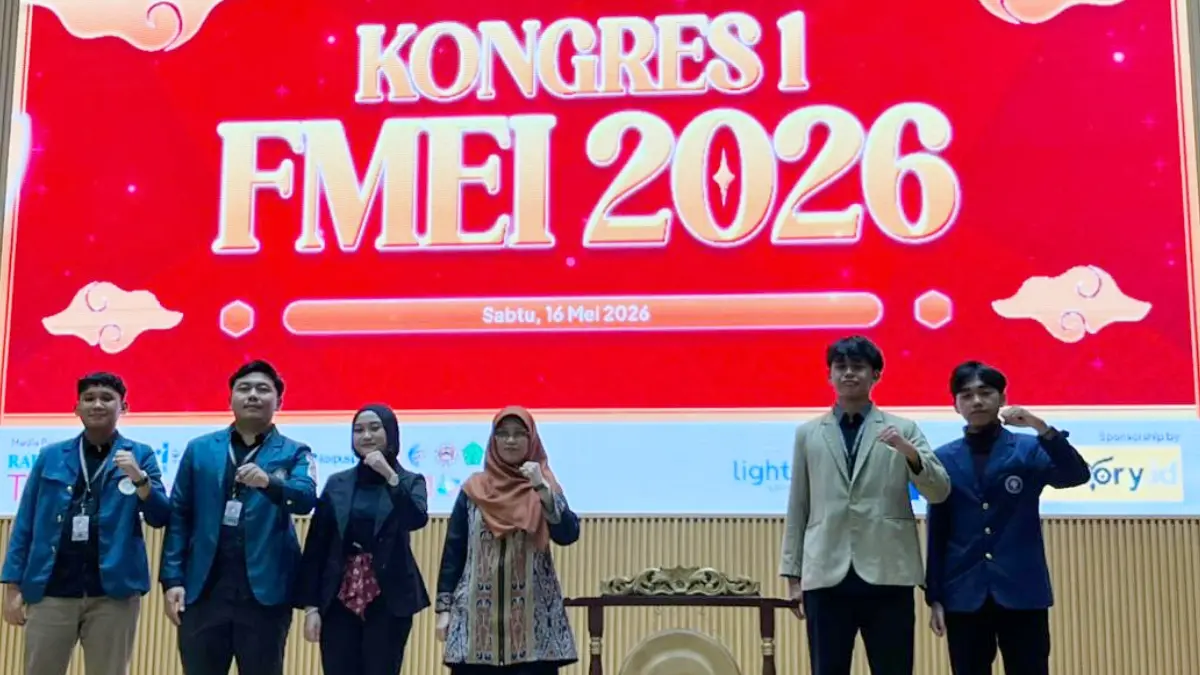 Pembukaan Kongres ke-1 Forum Mahasiswa Ekonomi Indonesia (FMEI) 2026 di Kampus IPB Dramaga, Sabtu, 16 Mei 2026. (Septi N/Radar Bogor)