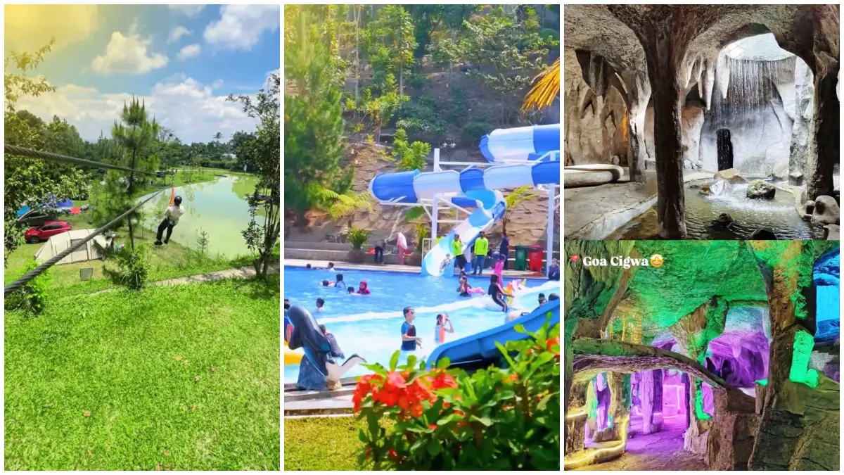 Wisata alam dengan banyak wahana di CIGWA, Bogor. (Foto: Instagram @cigwawisata)