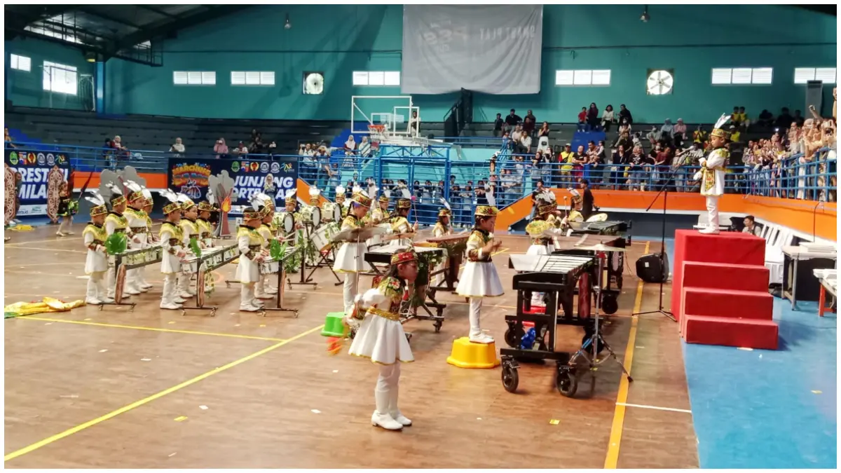Peserta FOMB Jawa Barat 2026 di GOR Indoor A Pajajaran. (Foto : Rur/Radar Bogor)&nbsp;