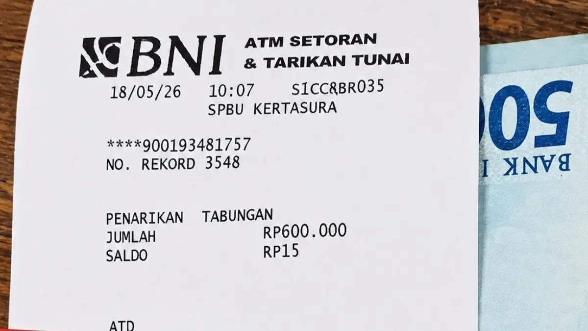 Ilustrasi struk pencairan BPNT tahap 2. (Foto: lustrasi struk pencairan BPNT tahap 2. (Foto: YouTube CEK BANSOS)