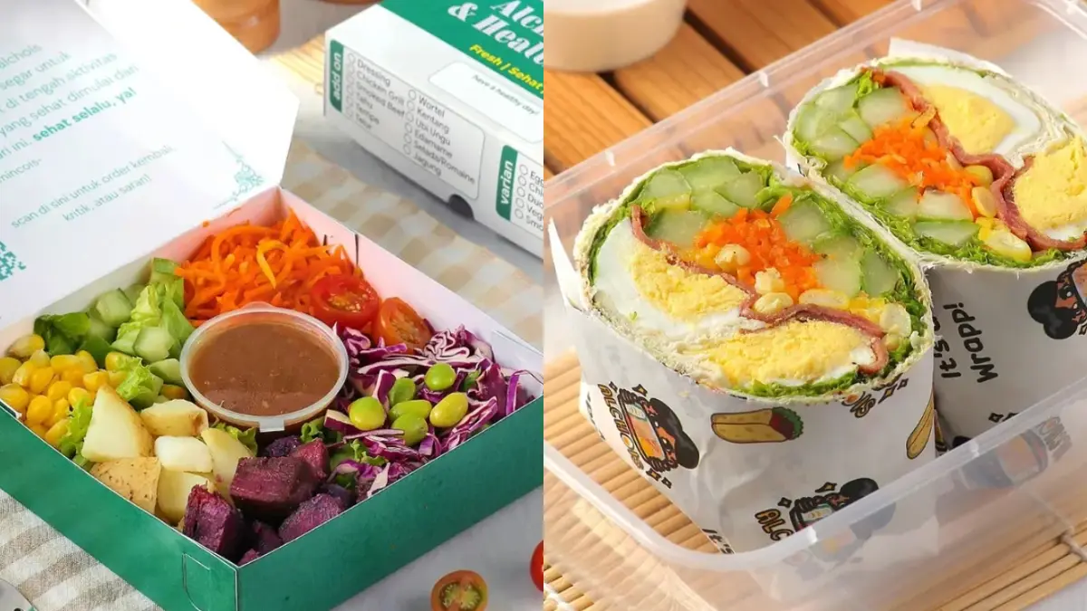 Kuliner Sehat di Alchois Salad Bogor. (Foto: Instagram alchois.id)