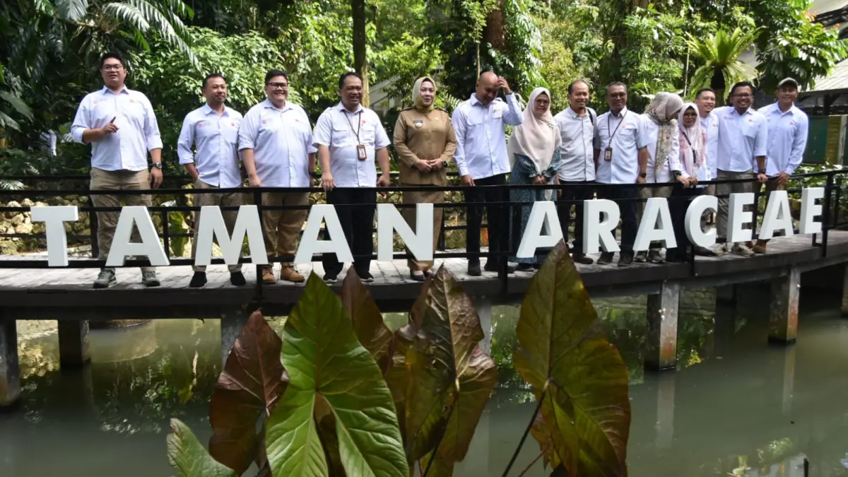 Peresmian Taman Araceae sebagai rangkaian HUT ke-209 Kebun Raya Bogor, Senin 18 Mei 2026. (Foto : Dede/Radar Bogor)