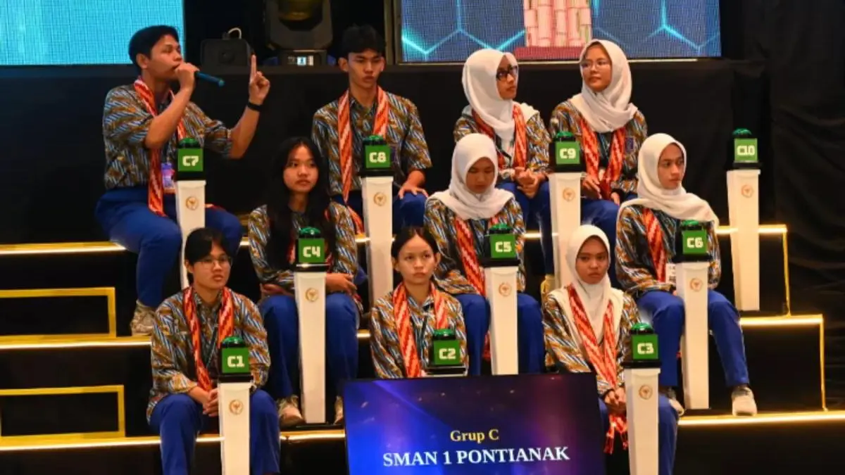 SMAN 1 Pontianak saat ikuti LCC Empat Pilar MPR Kalimantan Barat. Foto: Laman MPR