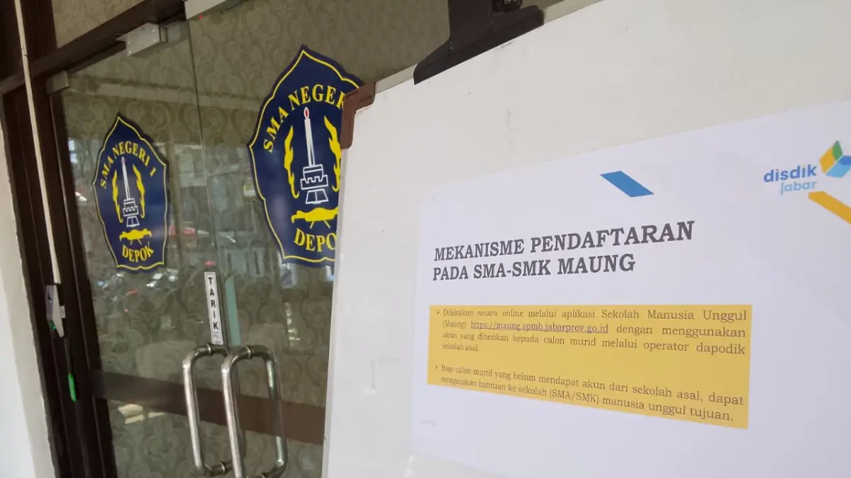 Suasana SMAN 1 Kota Depok Senin 18 Mei 2026. (Foto : Fajar/Radar Bogor)