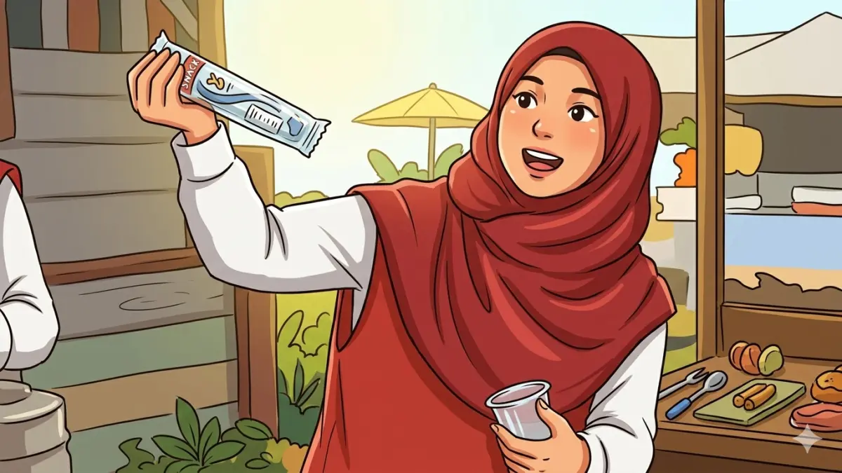 Ilustrasi jadwal bansos dari pendamping sosial. (Foto: Instagram @kemensosri/Diolah oleh Gemini AI)