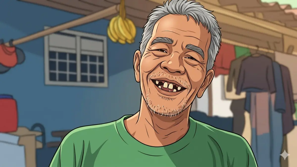 Ilustrasi KPM bansos yang bahagia menerima pencairan. (Foto: YouTube Kemensos RI/Diolah oleh Gemini AI)
