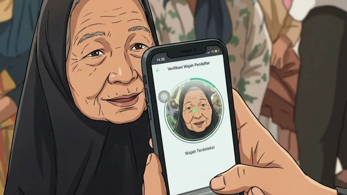 ilustrasi program digitalisasi bansos (Foto: Instagram @kemensosri diolah Gemini AI)