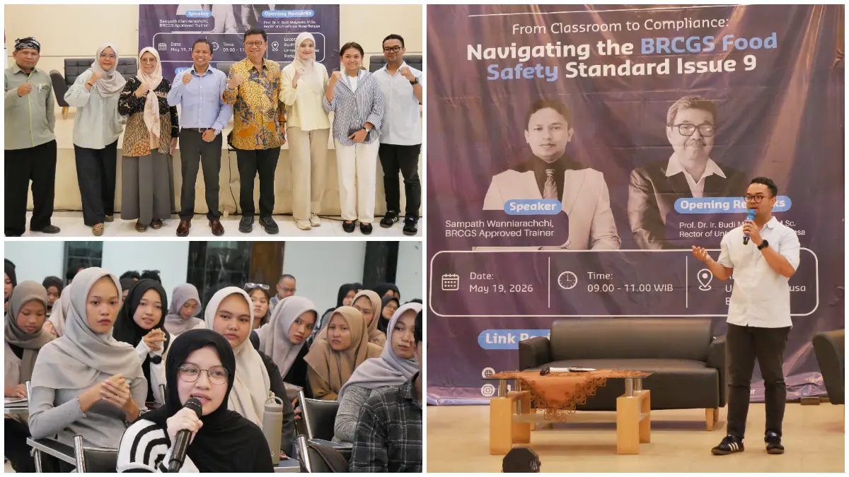 Kuliah umum yang digelar Control Union Academy (CUA) bersama Universitas Nusa Bangsa (UNB).
