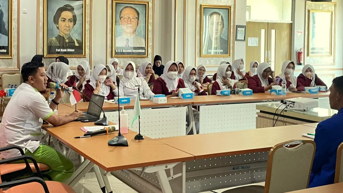 Penerimaan mahasiswa praktik PKK III Prodi DIII Kebidanan Umbara di RSUD R. Moh. Noh Nur, Kabupaten Bogor.
