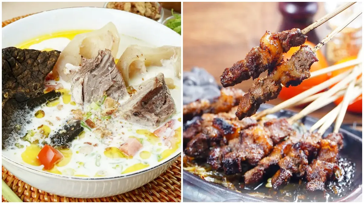 Sop Kaki dan Sate Kambing Bang Hasan Kumis, salah satu kuliner legendaris di Bogor. (Foto: Instagram @banghasankumis.bgr)