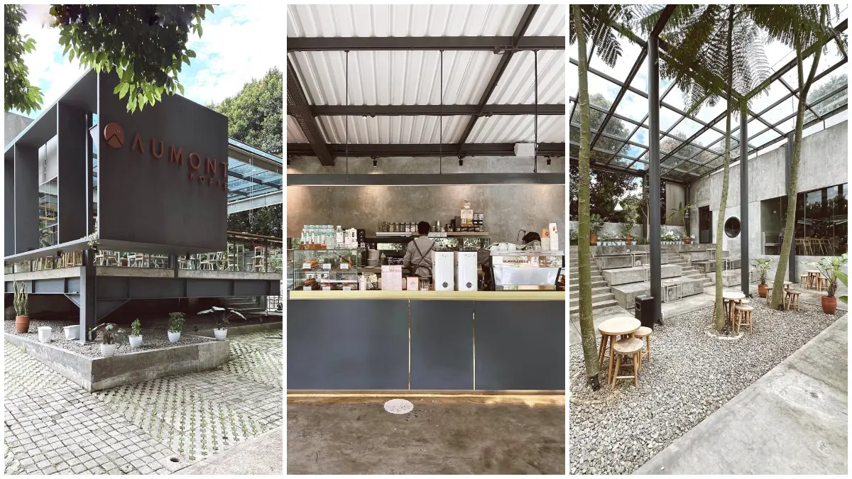 Suasana bangunan dan area Aumont Kofie di kawasan Jalan Ahmad Yani, Kota Bogor. (Foto: Instagram @coffeeineseeker)