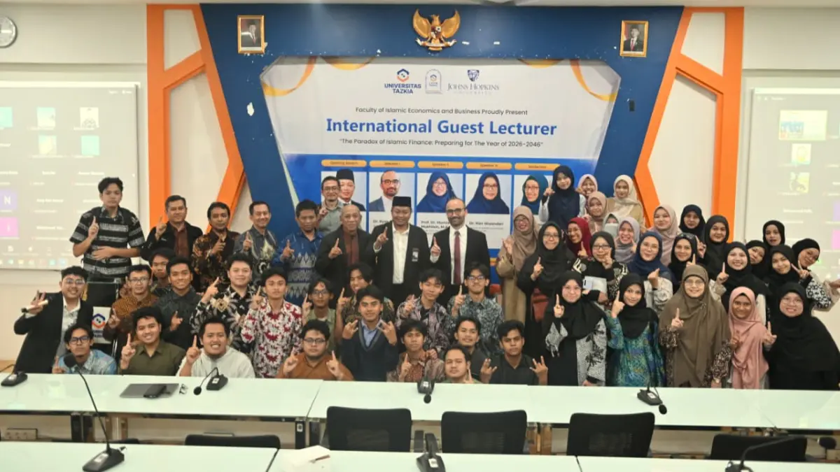 Universitas Tazkia menggelar International Guest Lecturer, Senin 18 Mei 2026.