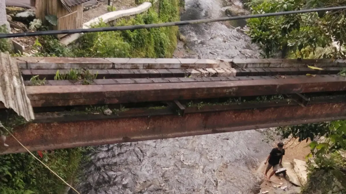 Kondisi Sungai Cidurian di Jasinga Kabupaten Bogor kembali disorot. (Dok. BEM se-Bogor Raya)