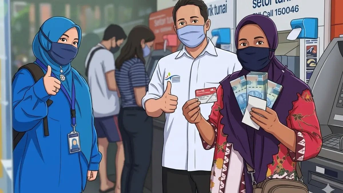 Ilustrasi KPM mencairkan bansos menjelang hari raya idul Adha. (Foto: Instagram @senyumpkhboyolali)