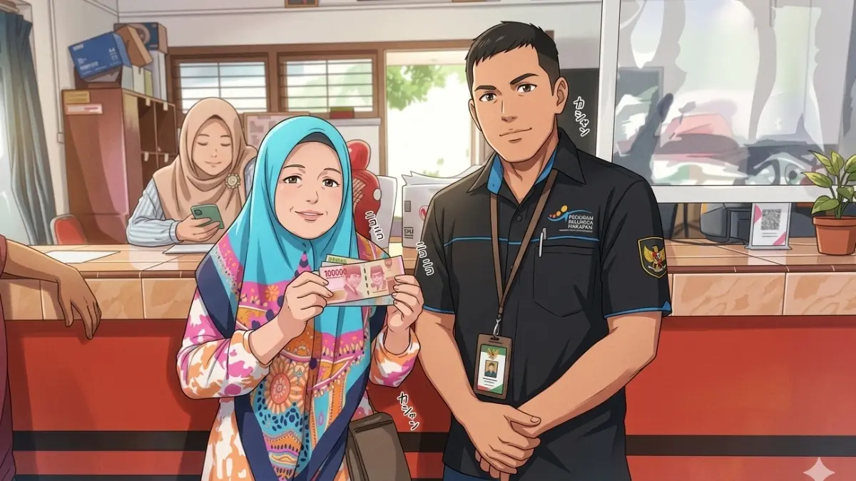 Ilustrasi pencairan BPNT tahap 2. (Foto: Instagram @pkhbatanghari_jambi/diolah oleh Gemini AI)