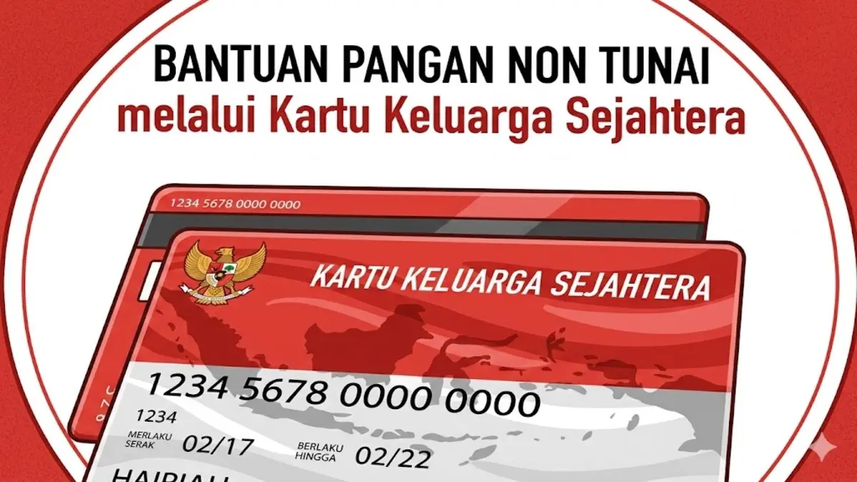 Kartu KKS merah putih diolah dengan Gemini AI. (Foto: sekarwangi.desa.id)