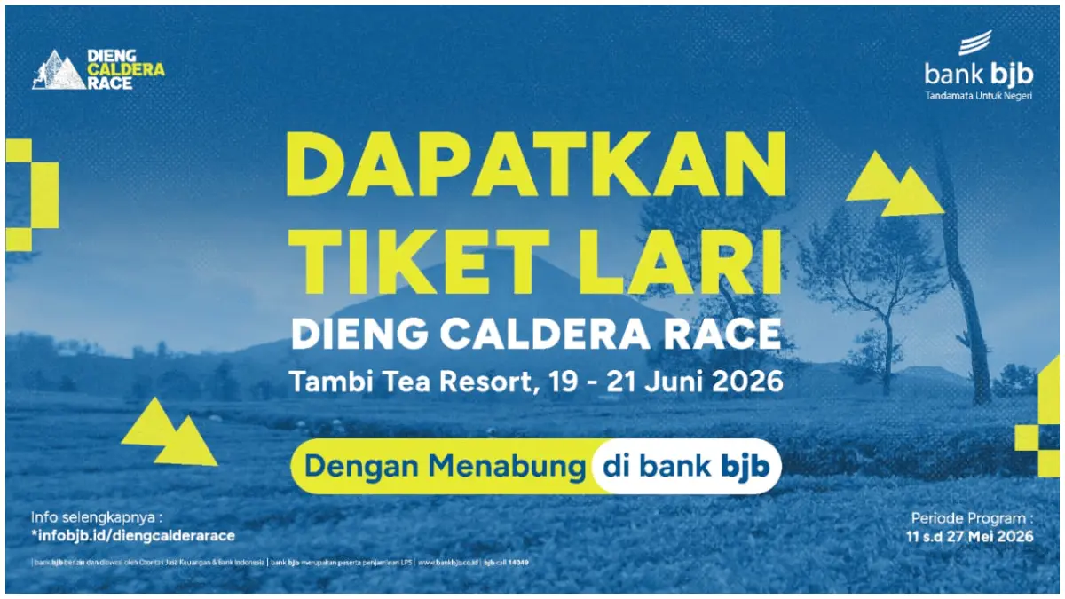 Program Promosi Dieng Caldera Race 2026 dari bank bjb.
