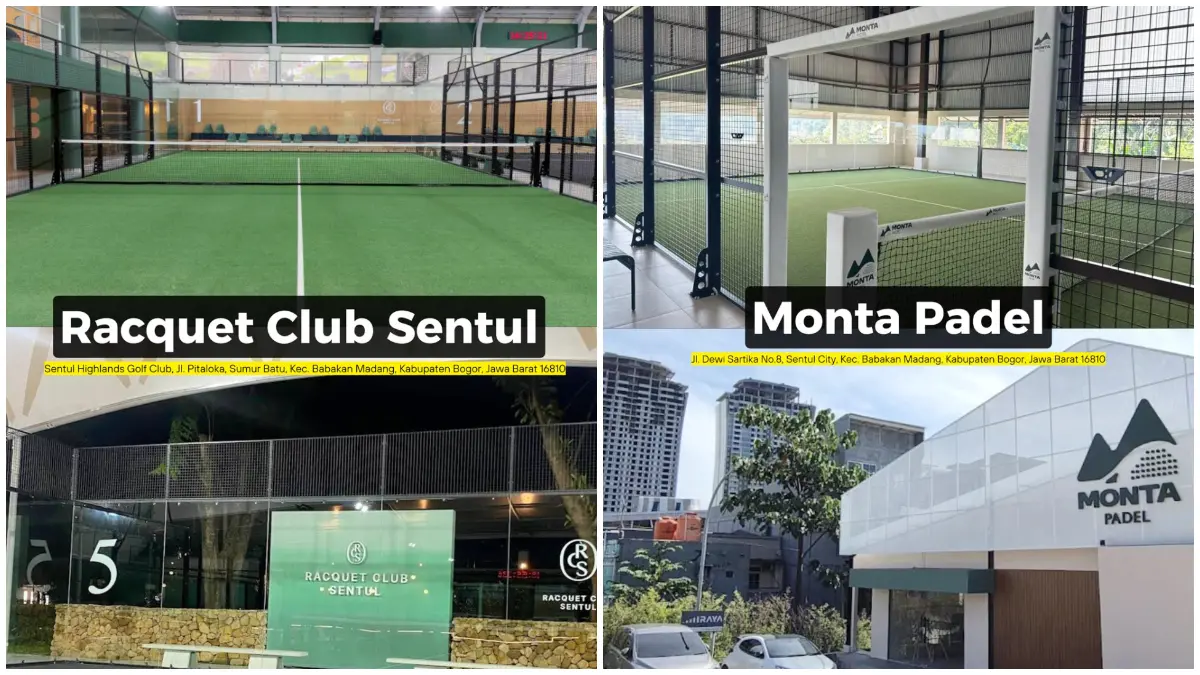 Rekomendasi tempat padel hits di Sentul Bogor 