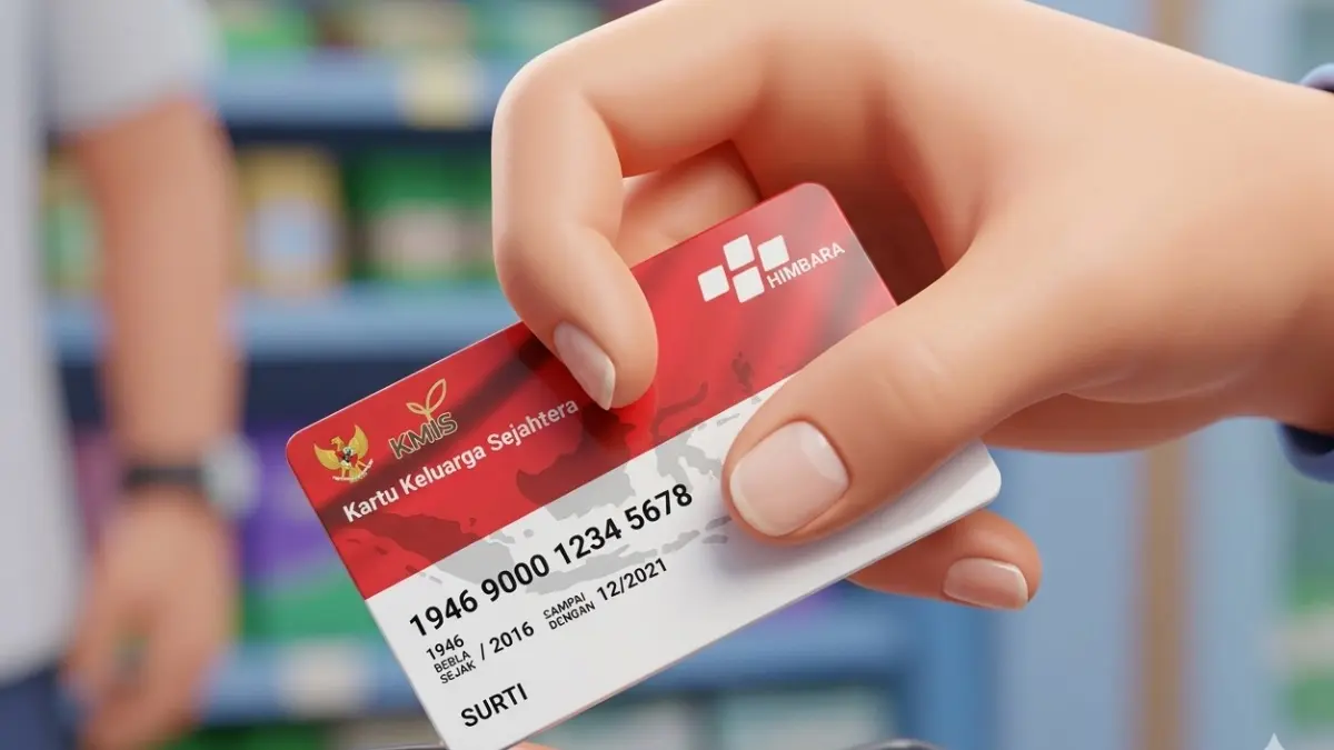 Ilustrasi Kartu KKS (Foto: Instagram @linjamsosoke, diperbarui oleh AI)