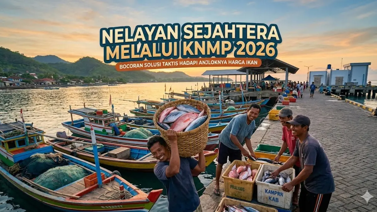 ilustrasi nelayan sejahtera KNMP 2026. 