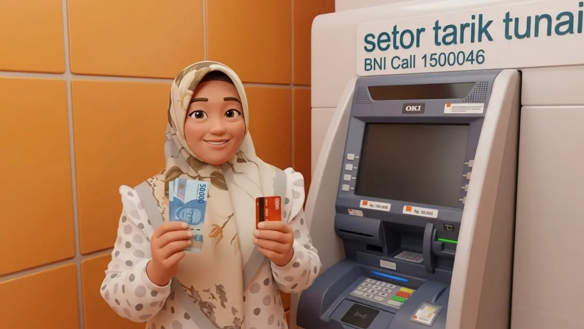 Ilustrasi pencairan bansos oleh KPM. (Foto:  YouTube Kemensos Ri/diolah oleh Gemini AI)