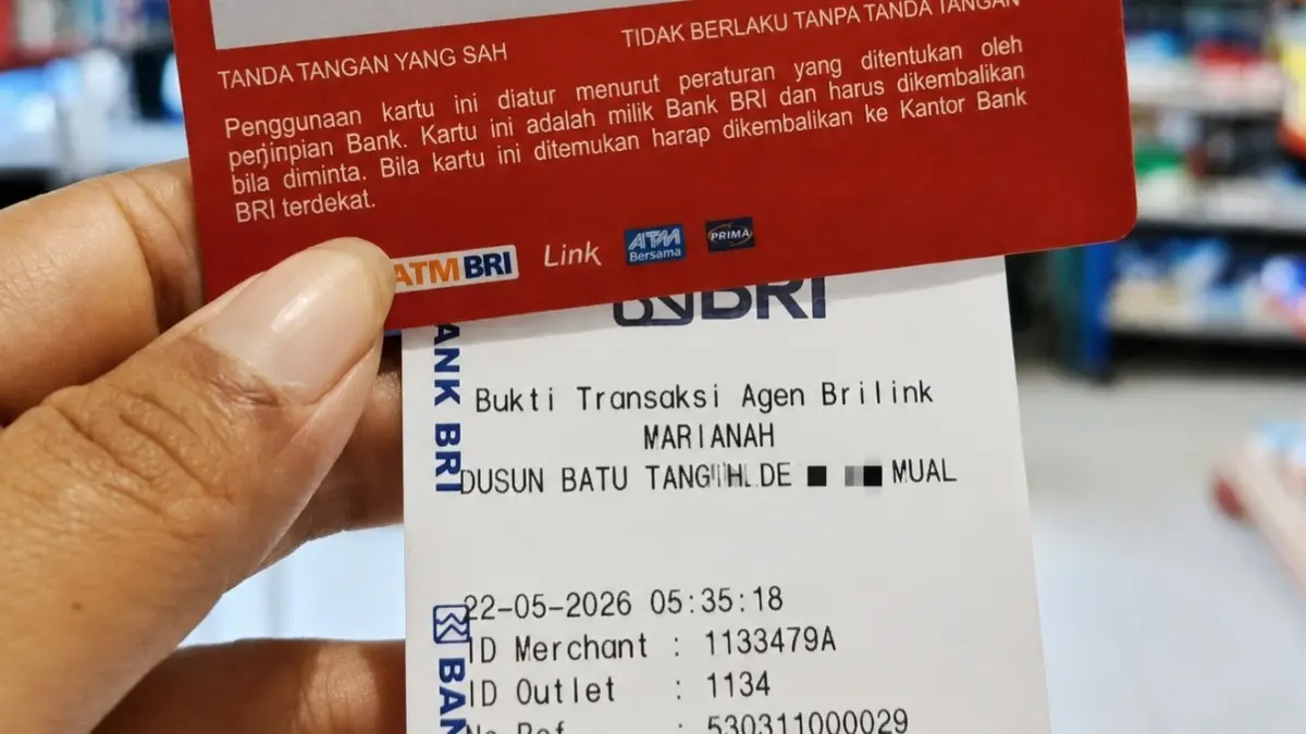 Ilustrasi pengecekan saldo BPNT. (Foto: YouTube Arfan Saputra Channel)