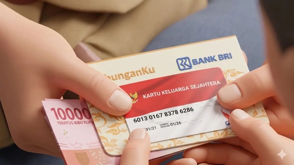 Ilustrasi penyaluran bansos PKH dan BPNT (Foto: YouTube Kemensos RI, diperbarui oleh AI)