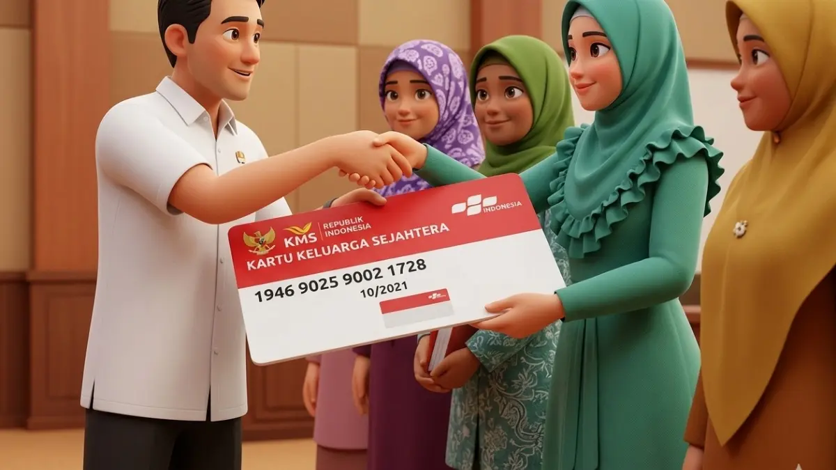 Ilustrasi penyaluran bansos PKH dan BPNT (Foto: Youtube Linjamsos Oke diperbarui oleh AI)