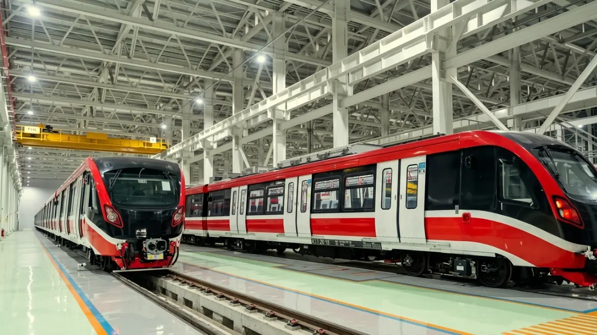 Jalur LRT Jabodebek akan sampai Bogor.