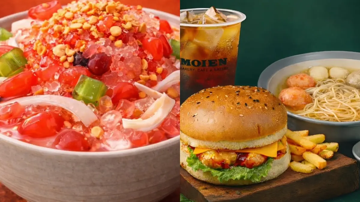 Menu kuliner di Moien Signature atau Rumah Kenyang Enak Bogor. (Foto: Instagram @moiensignature.id)