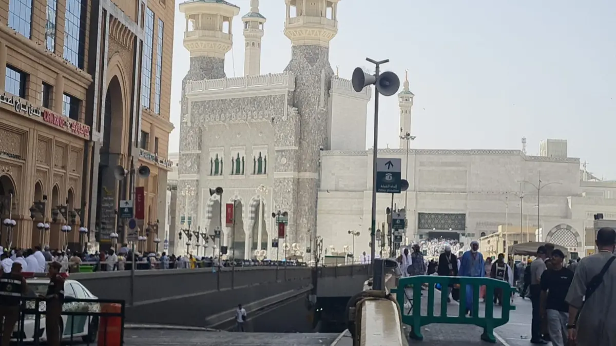 Suasana terkini sekitaran Masjidil Haram, Jumat 22 Mei 2026.
