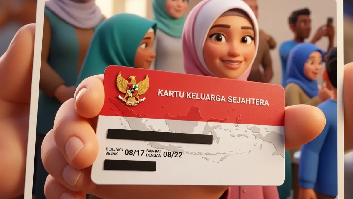 Ilustrasi Kartu KKS untuk KPM bansos PKH BPNT. Foto: Instagram @pkhkonsel diperbarui oleh AI