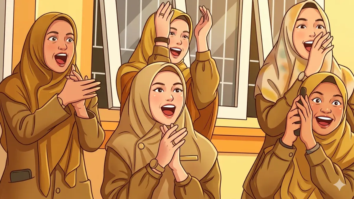 Ilustrasi para guru yang mendapatkan TPG Mei 2026. (Foto: Youtube Kemdikdasmen/Diolah dengan Gemini AI)