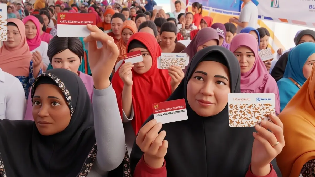 Ilustrasi penyaluran bansos PKH dan BPNT (Foto: YouTube Linjamsos Oke, diperbarui oleh AI)