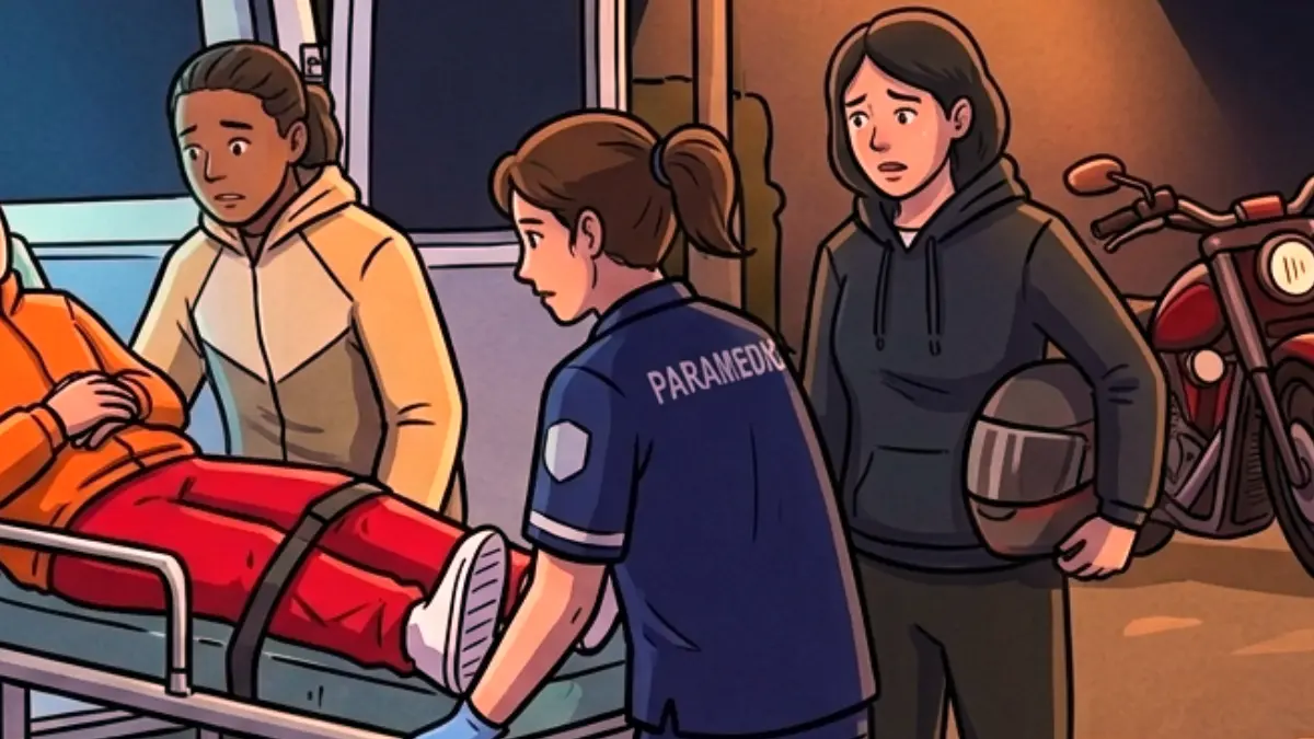 ILUSTRASI: Petugas mengevakuasi seorang wanita di pinggir Jalan Sholeh Iskandar, tepatnya di kawasan Simpang Yasmin arah BCC, Sabtu 23 Mei 2026.