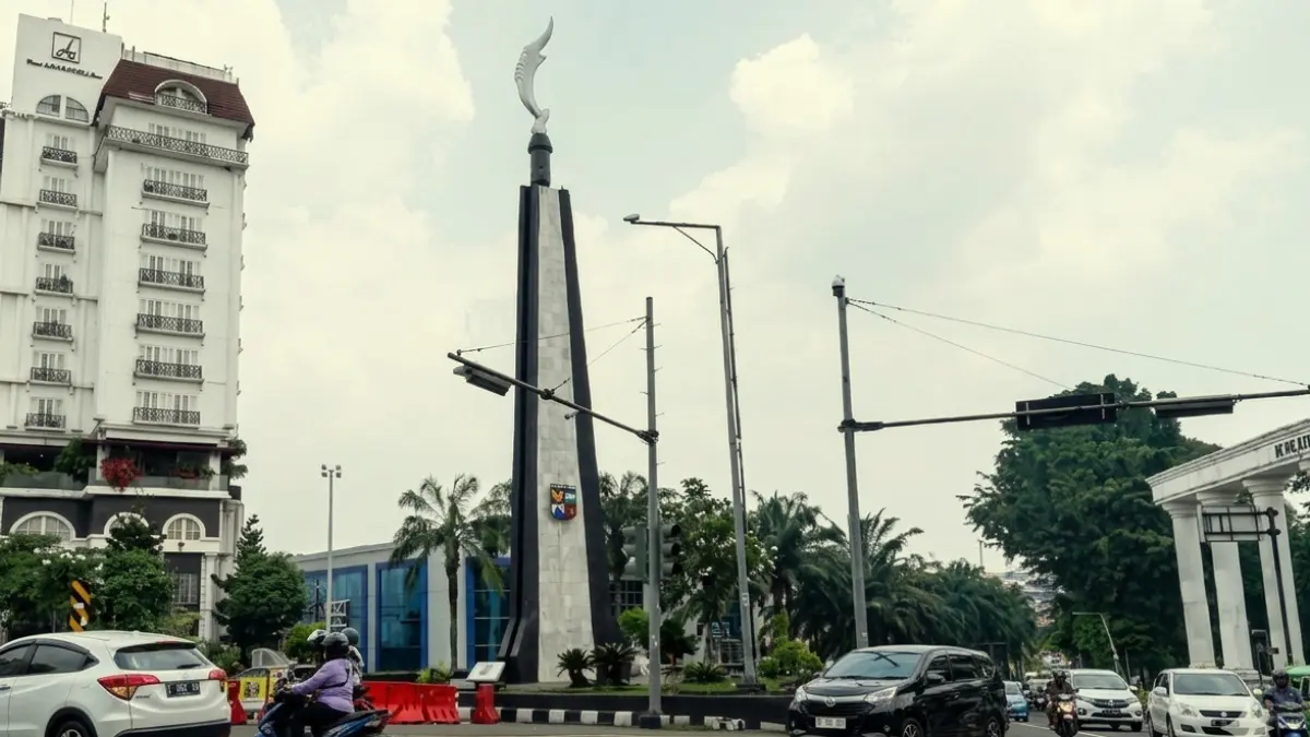 Kota Bogor jadi salah satu tujuan warga Kabupaten Bogor berwisata.