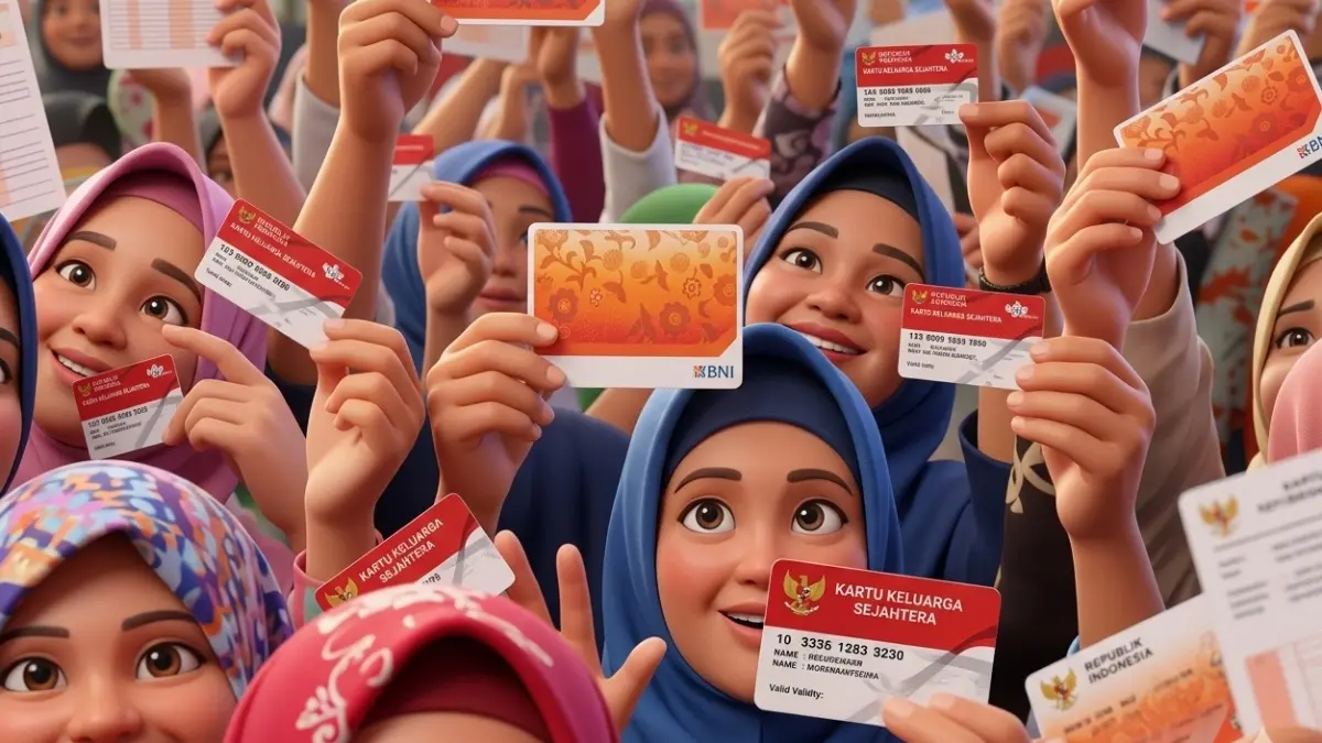 Ilustrasi penyaluran bansos PKH dan BPNT (Foto: Laman Resmi Jakarta.go.id diperbarui oleh AI)