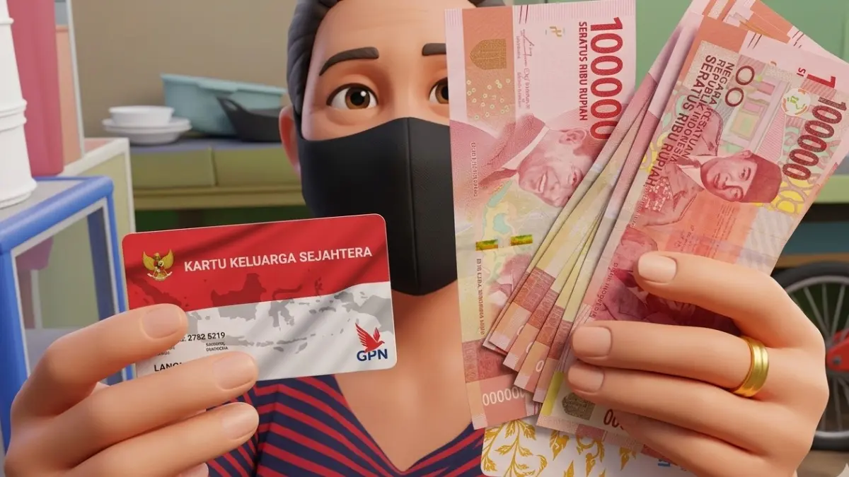  Ilustrasi penyaluran Bansos tahap dua (Foto: Instagram @bank_indonesia_jateng diperbarui oleh AI)