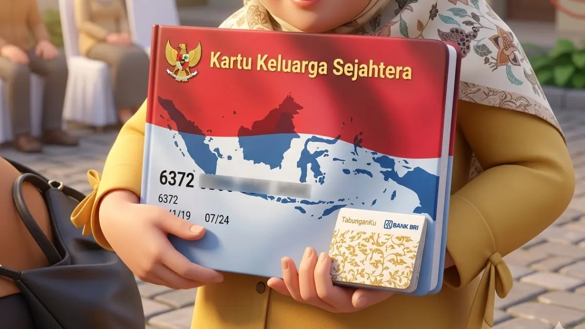 Ilustrasi penyaluran bansos tahap dua tahun 2026. (Foto: Youtube Linjamsos Oke diperbarui oleh Gemini AI)