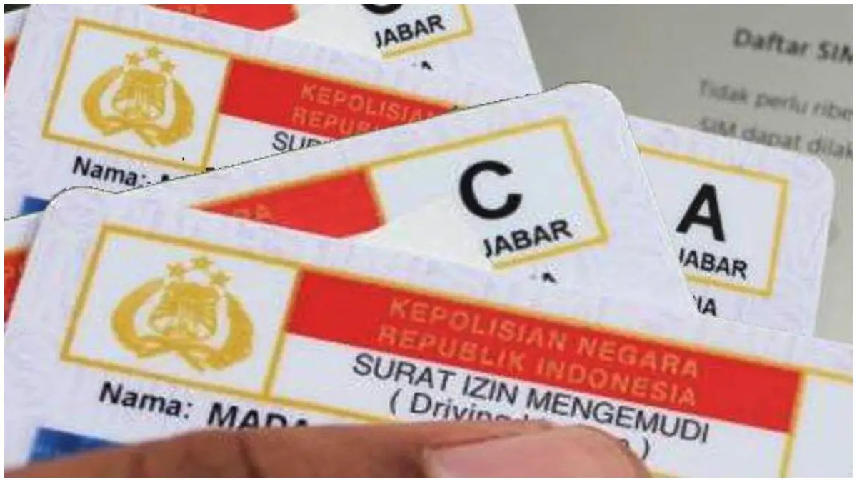 Ilustrasi Surat Izin Mengemudi atau SIM