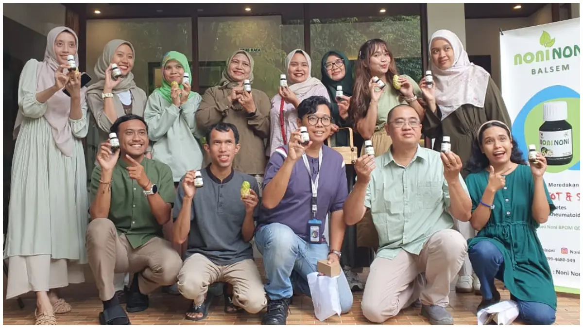 Kegiatan gathering yang digelar Noni-Noni Balsem di Kopi d’Pule, Tanah Sareal, Kota Bogor, Sabtu 23 Mei 2026.